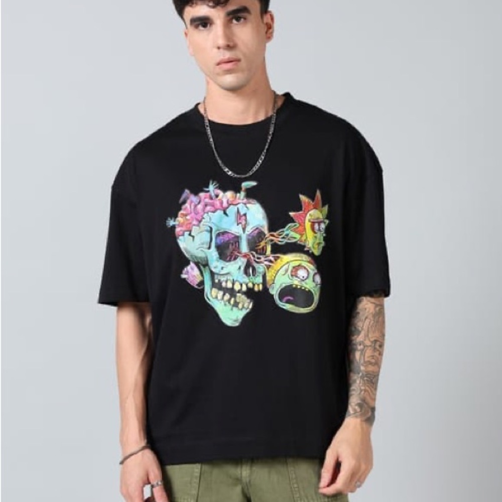NWT Rick and Morty Rick and Morty as Eyeballs T-Shirt unisex nwt sz xl